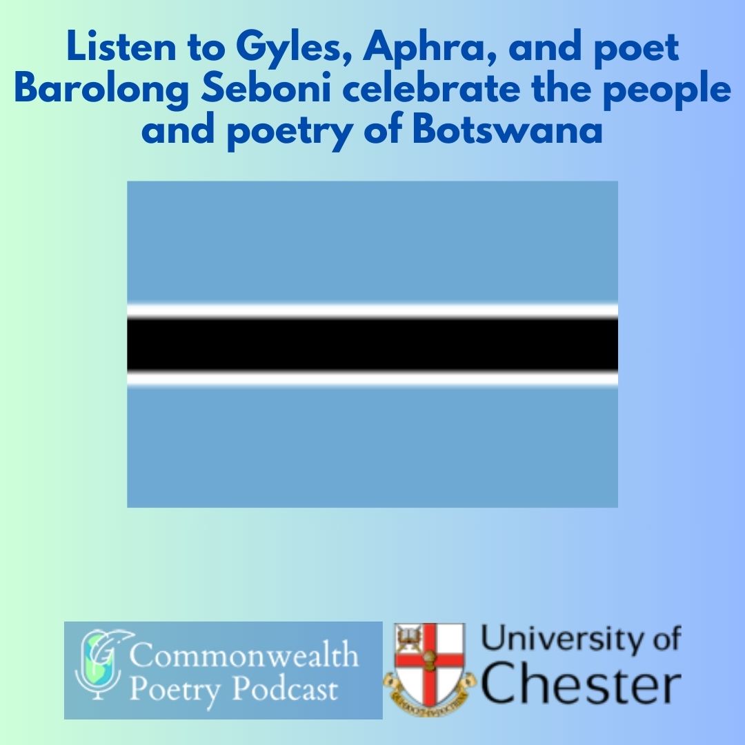 Just one week till our next adventure – in the meantime don’t forget to listen to this week’s episode with Botswanan poet @BarolongSeboni: commonwealthpoetrypodcast.co.uk/country/botswa…