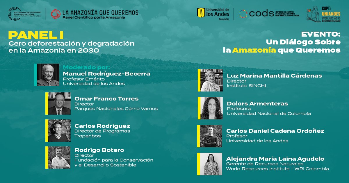 🌳 Únete a 'Un Diálogo Sobre la Amazonía que Queremos' el 17 de abril. 8:30am - apertura de puertas. 9:00am - inicio. ¡Juntos podemos lograr la cero deforestación para 2030! Inscríbete aquí: bit.ly/4almF1O O míralo en vivo: youtube.com/watch?v=V1Vij2… #LaAmazoníaQueQueremos