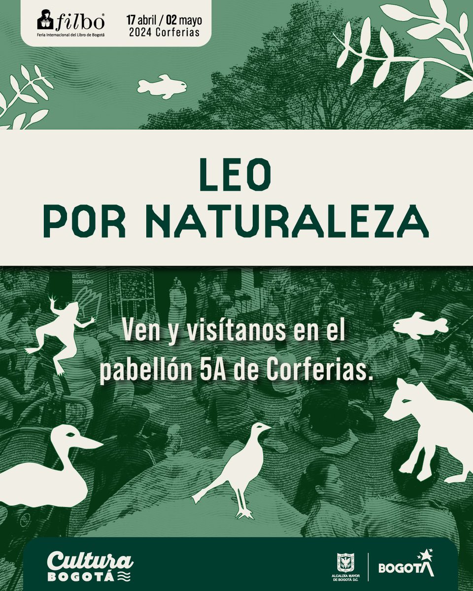 El pabellón #LEOporNaturaleza será un viaje por 5️⃣ ecosistemas emblemáticos de Bogotá, invitará a reflexionar sobre la naturaleza y su relación con la identidad cultural. Prográmate con @Bogota y sus más de 200 actividades en @CorferiasBogota y en diferentes espacios de la ciudad
