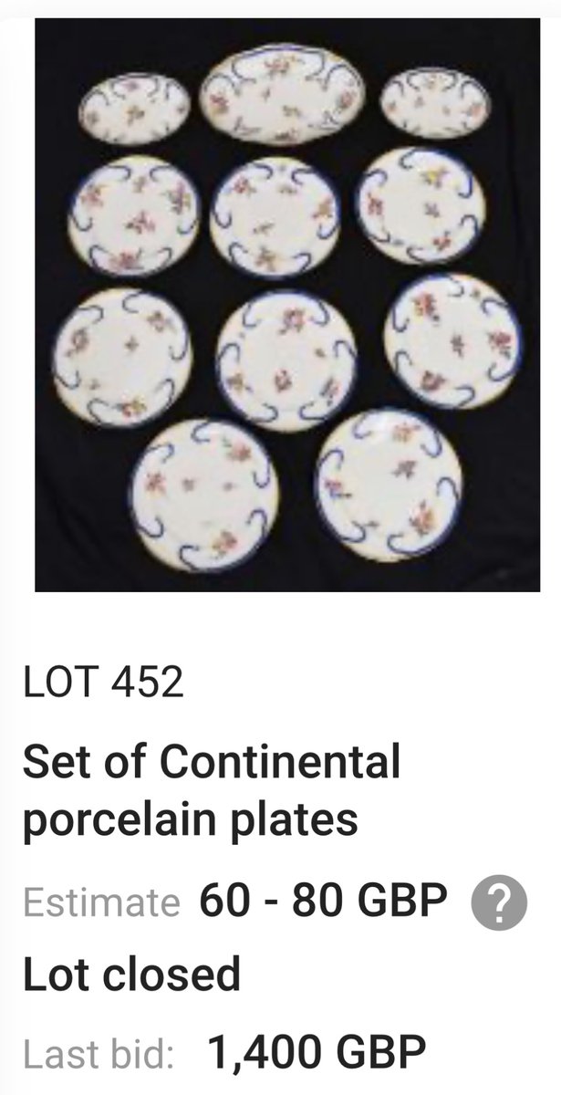 Narrator: “They were eighteenth- century Sevres”