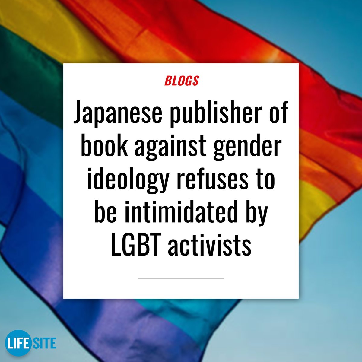 Trans activists are still trying to prevent Abigail Shrier's gender critical 'Irreversible Damage' from being published. This time they've threatened to burn down bookstores. MORE: lifesitenews.com/blogs/japanese… #transgender #gender #LGBT #Japan #news