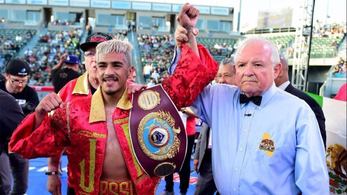 Jessie Magdaleno said 'the last time I had blonde hair I won a world title...' Well the blonde hair is back and he's on the prowl for another world title. #FigueroaMagdaleno