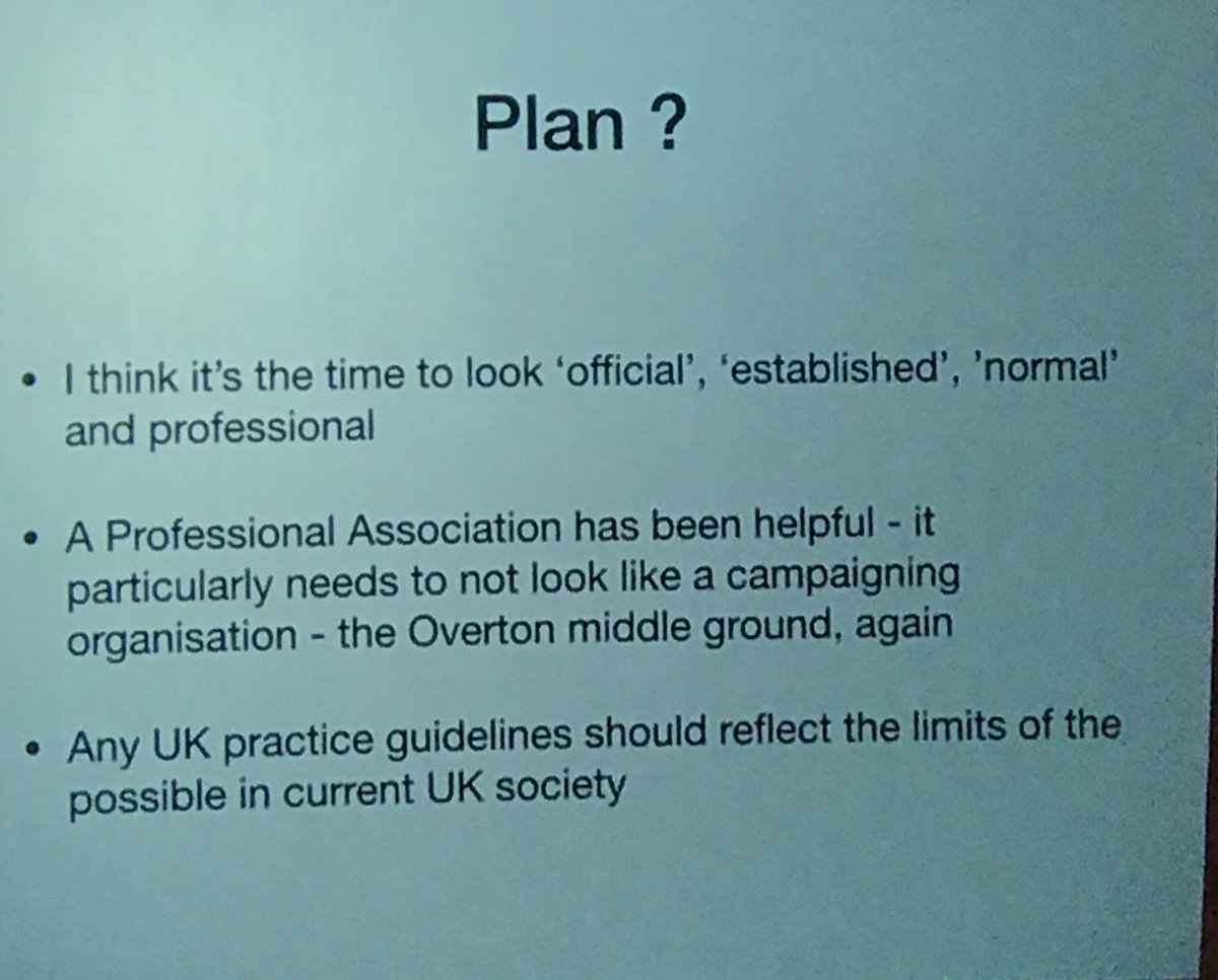 In light of the refusal of 6 out of 7 NHS adult gender clinics to take part in research designed by York University as part of the Cass review, worth recalling the 2019 address by Charing X GIC lead clinician James Barrett to the British Association of Gender Identity Specialists