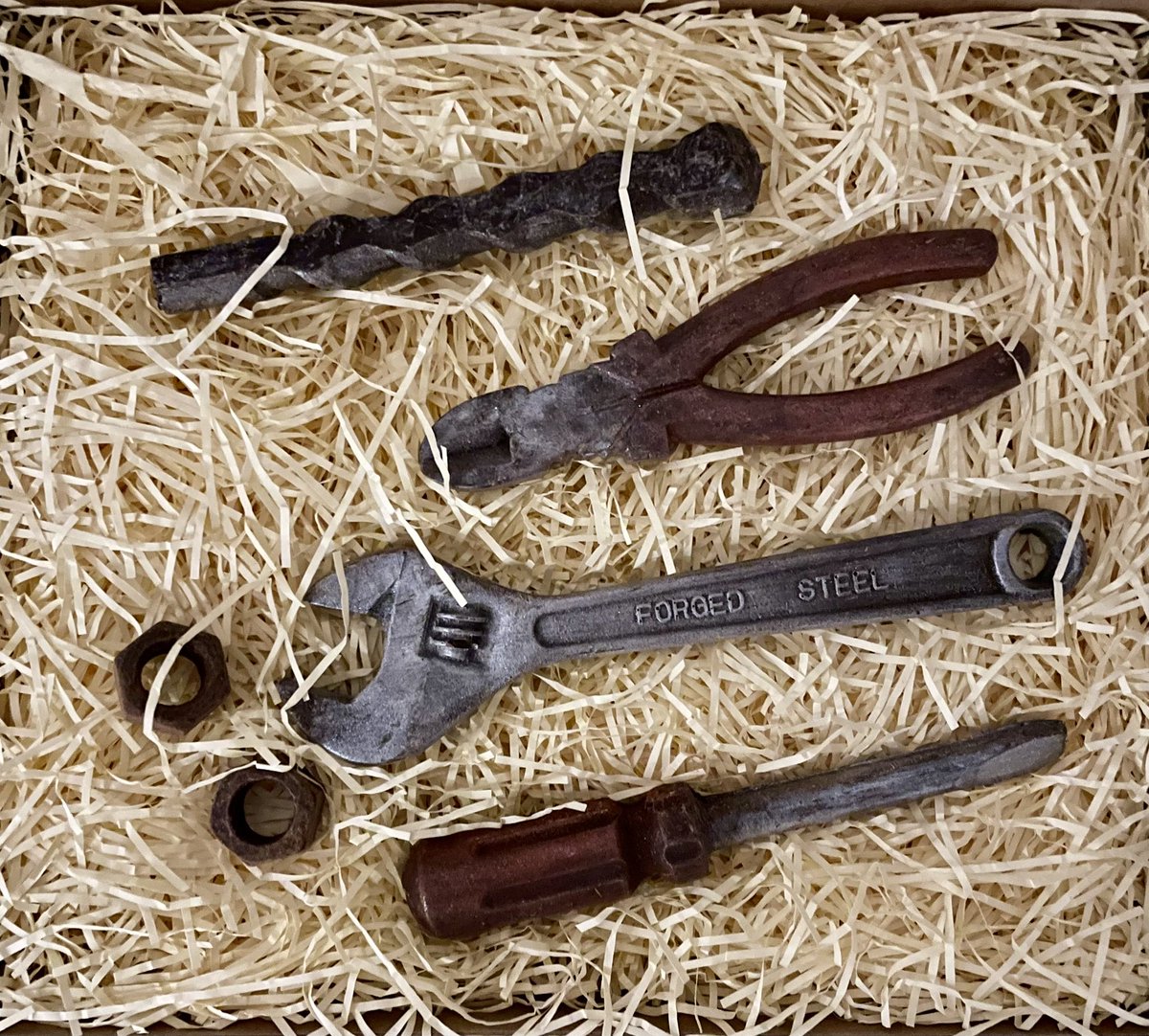 Thank you <a href="/RFSolutionsLtd/">RF Solutions</a> for the chocolate tool kit prize, they look so realistic can’t wait to drill into them and wrench them out of the box #choccytreats
