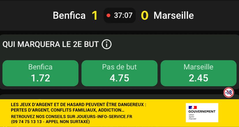 Benfica fait le break ? Marseille revient ? #SLBOM