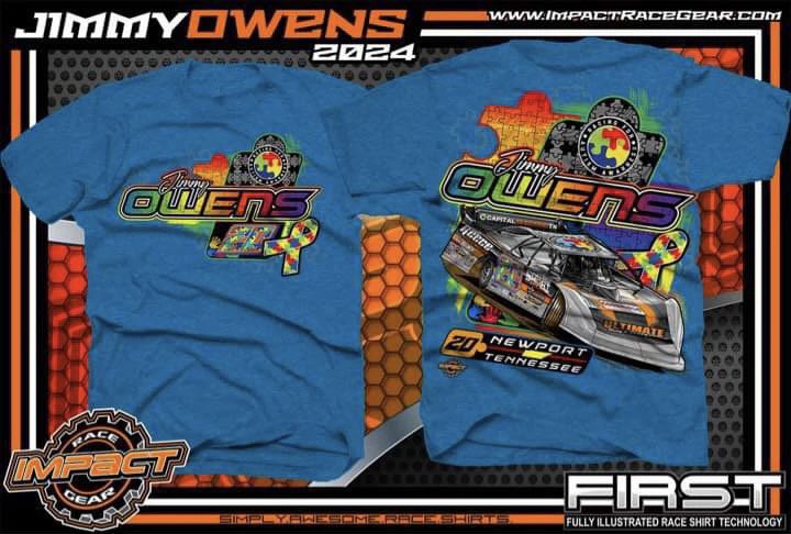 𝗠𝗘𝗥𝗖𝗛 𝗗𝗥𝗢𝗣. 🧩 Racing for Autism Awareness during the month of April, new apparel is also now available both online and at the track, starting this weekend @FarmerCityRacin. 𝗦𝗛𝗢𝗣 𝗢𝗡𝗟𝗜𝗡𝗘: shopjimmyowens20.com