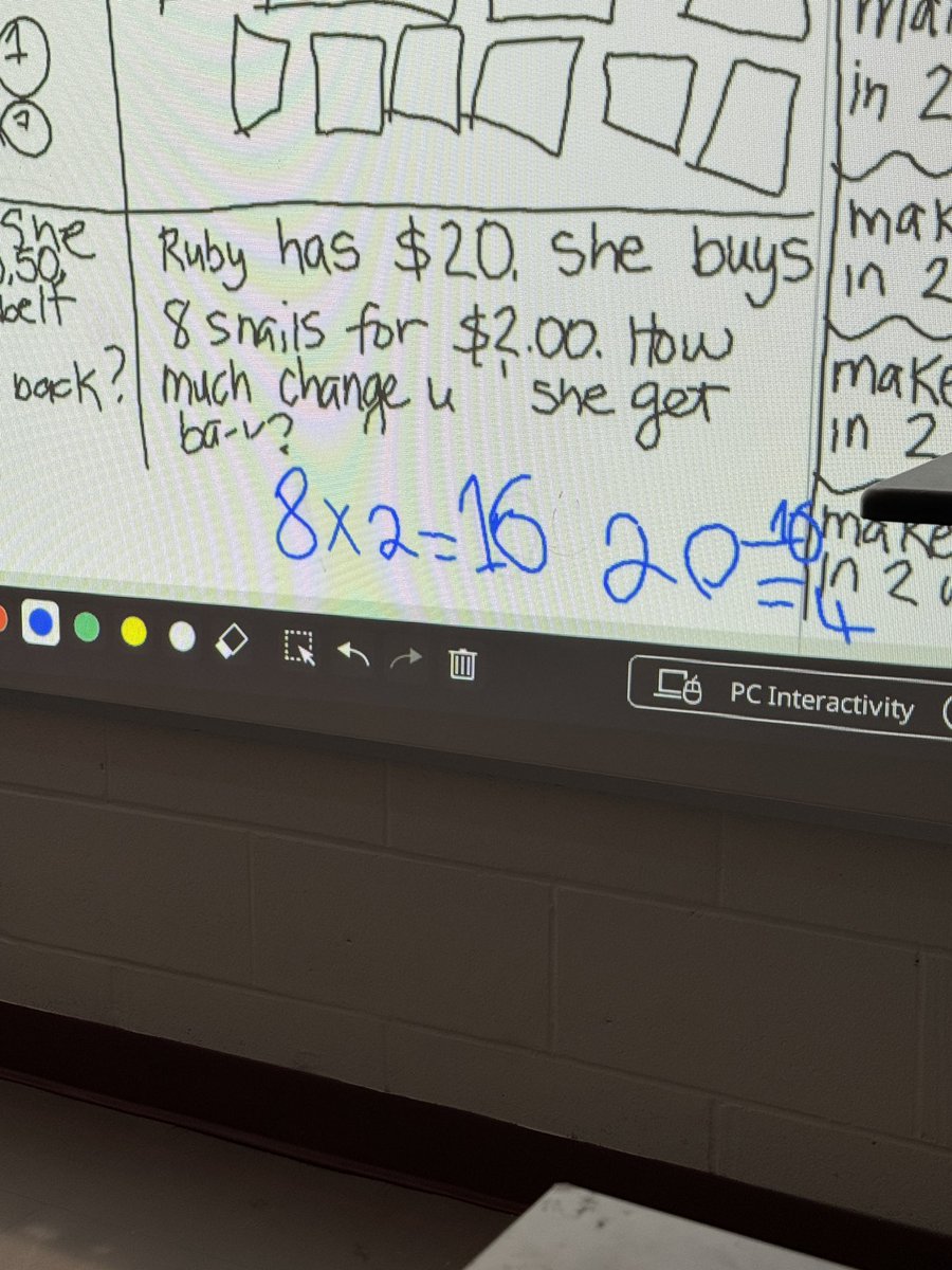 We are practicing using different strategies to make, estimate and solve money amounts. Students were challenged to make a thousand dollars in two ways! Way to go, Stars!  ✨ #OcsbMath @StClareOCSB