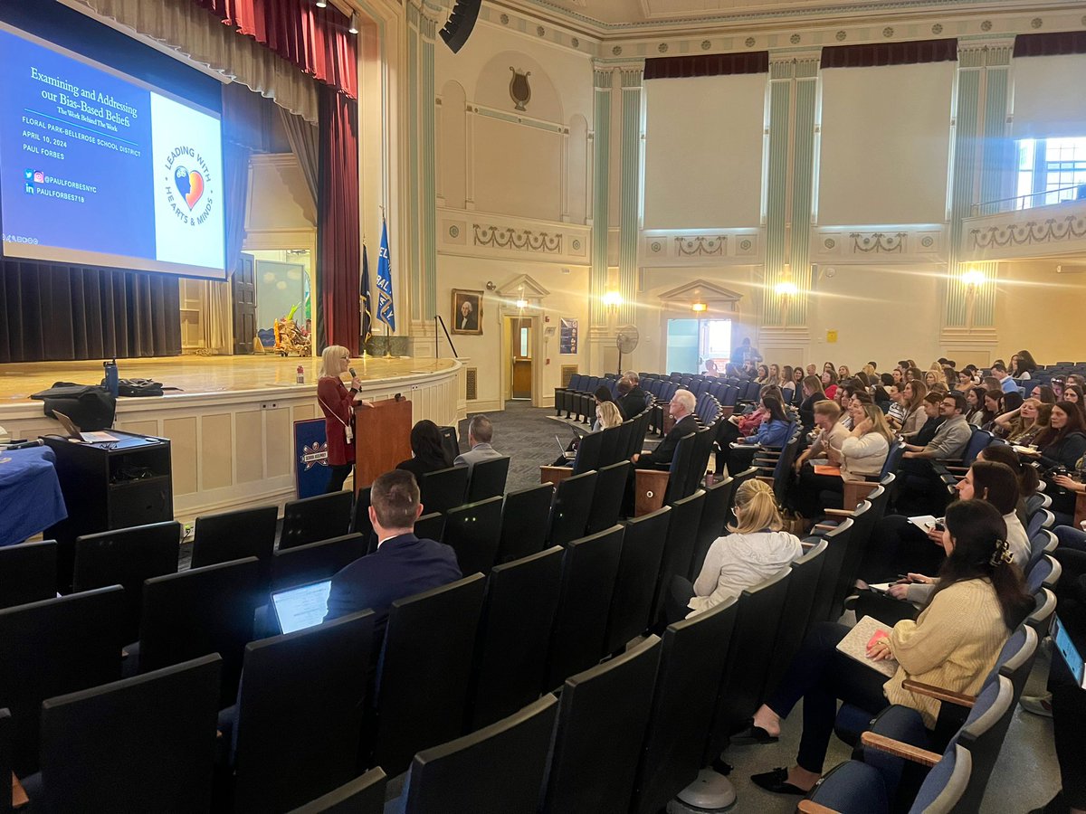 PaulForbesNYC's tweet photo. Still basking in the joy of spending the day in @FPBSchools where I delivered a keynote for the staff around examining our bias-based beliefs to create a culturally responsive school community. Amazing energy and passion🥰

Great to see @JohnDekams again! https://t.co/KhnAMbHi8y