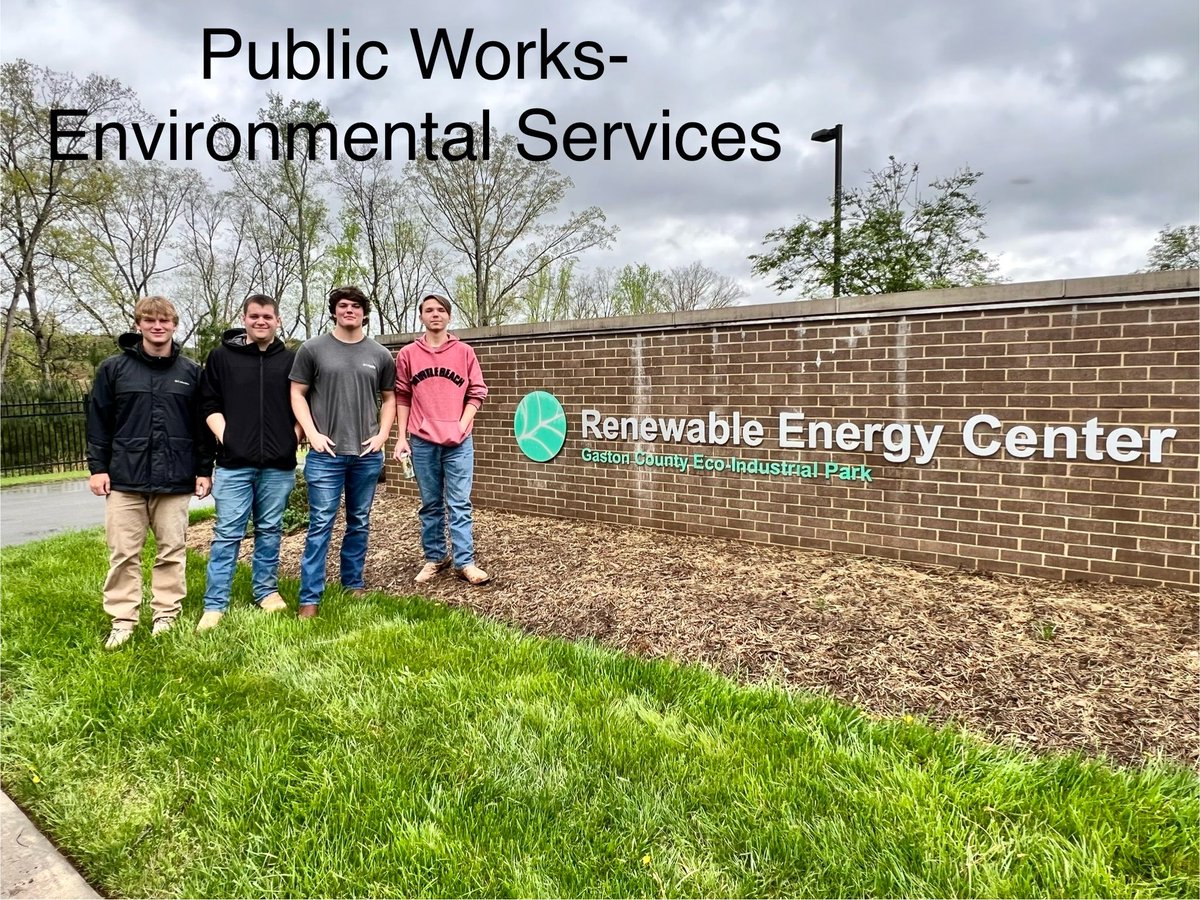 We were thrilled to send select Forestview students to participate in the  1st “Gaston County Intern for a Day” program. They learned all about the Library, Tax &amp; County Manager’s office, Senior Center &amp; the Environmental Services division of Public Works! It was an awesome day!