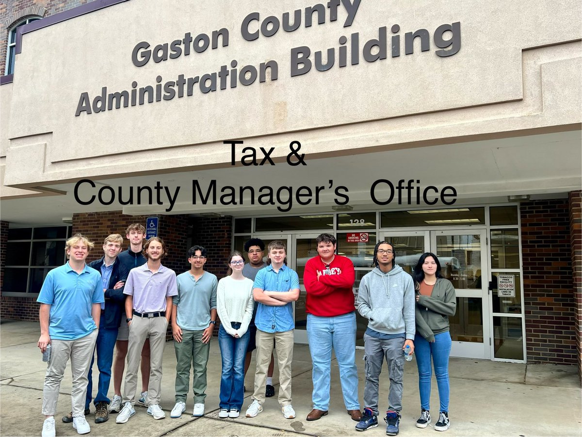 ForestviewCTE's tweet photo. We were thrilled to send select Forestview students to participate in the  1st “Gaston County Intern for a Day” program. They learned all about the Library, Tax &amp; County Manager’s office, Senior Center &amp; the Environmental Services division of Public Works! It was an awesome day! https://t.co/RZQ3RYXxQO