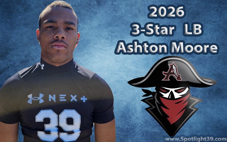 🏈 FEATURE ARTICLE 🏈 Meet Ashton Moore, the 3-Star LB from Alpharetta High School in Georgia! From his journey on the field to his aspirations off it, find out why he's the one to watch! FULL FREE ARTICLE 🔗: spotlight39.com/articles-1/202…