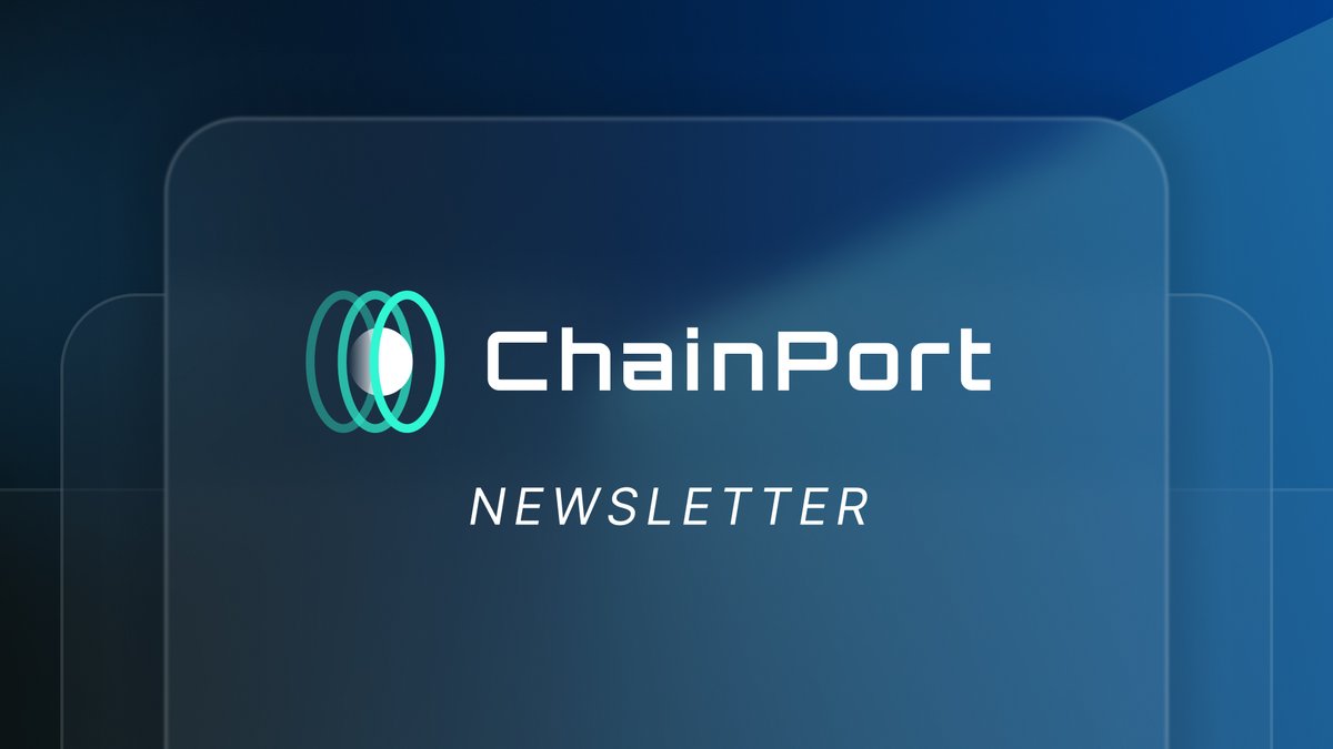 Introducing our monthly newsletter! ✉️ Stay updated on all things ChainPort with insights, in-depth recaps, development updates, and more! Check it out and subscribe ⤵️ chainport.substack.com/p/chainport-mo…