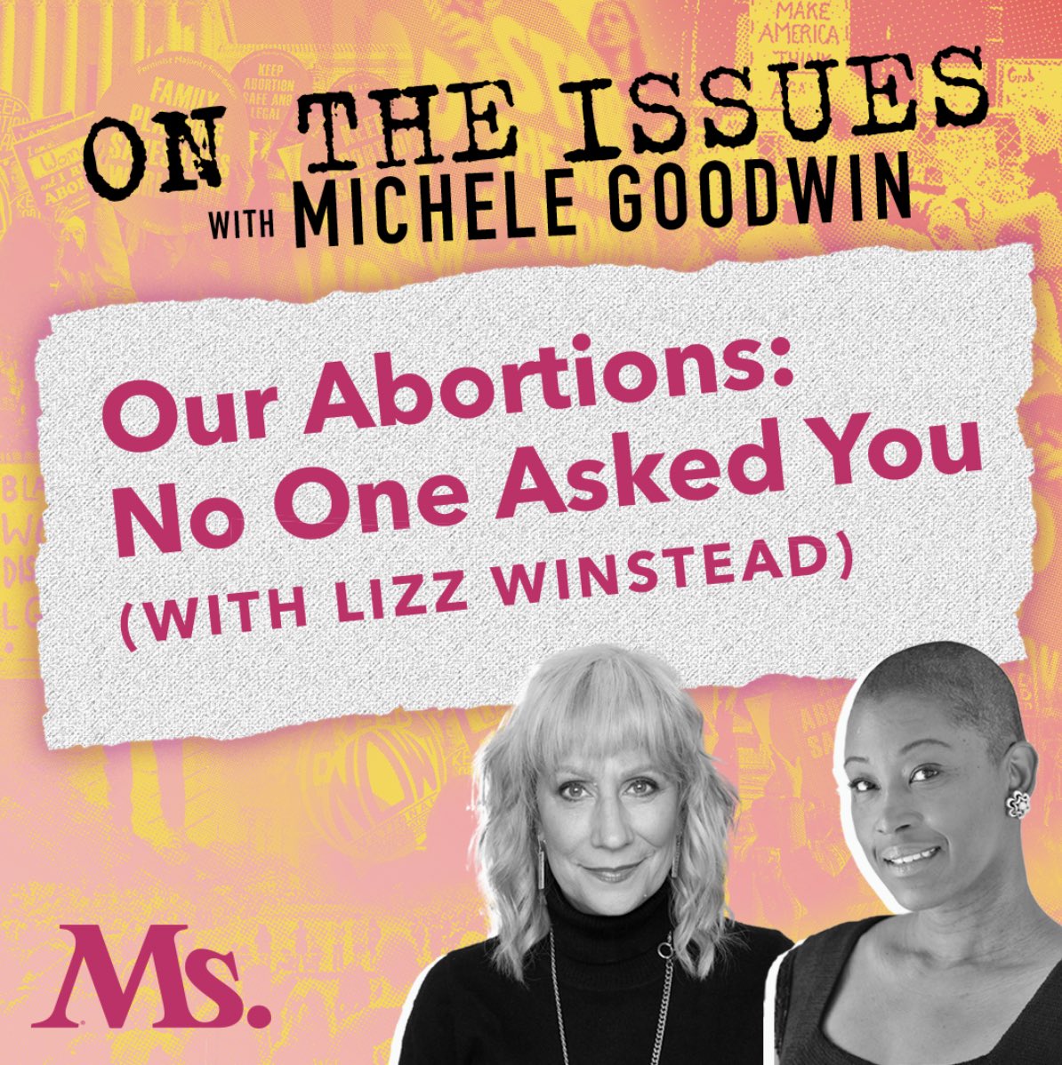 LISTEN UP! @lizzwinstead is on @MsMagazine’s #OnTheIssuesPod with @michelebgoodwin ! Check out this new episode about the role of comedy in telling the news, our work at Abortion AF, @NoOneAskedUDoc, and more! Listen where you pod or at the link below! msmagazine.com/podcast/our-ab…