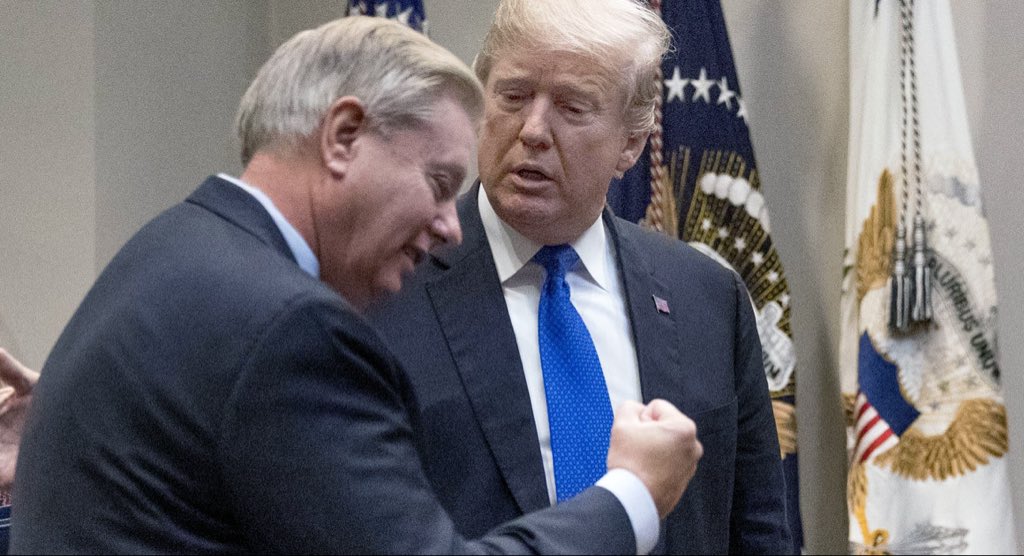 “You know how you make America great again? Tell Donald Trump to go to hell.” -Lindsey Graham, December 2015.