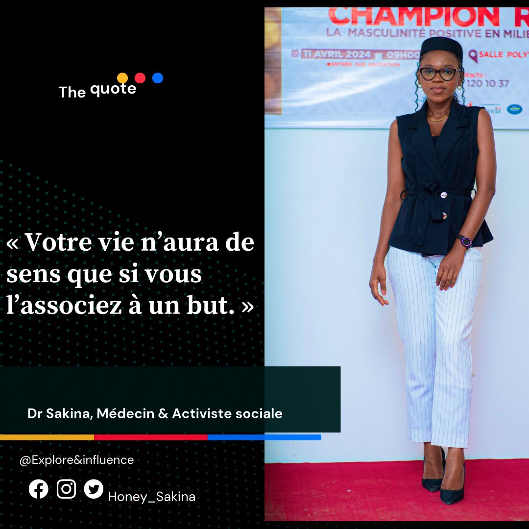 Dr_honey_Sakina's tweet photo. « 𝚅𝚘𝚝𝚛𝚎 𝚟𝚒𝚎 𝚗’𝚊𝚞𝚛𝚊 𝚍𝚎 𝚜𝚎𝚗𝚜 𝚚𝚞𝚎 𝚜𝚒 𝚟𝚘𝚞𝚜 𝚕’𝚊𝚜𝚜𝚘𝚌𝚒𝚎𝚣 à 𝚞𝚗 𝚋𝚞𝚝 »
•
•
•

𝓓𝓻 𝓢𝓪𝓴𝓲𝓷𝓪♻️ https://t.co/AtdsZJbaDr