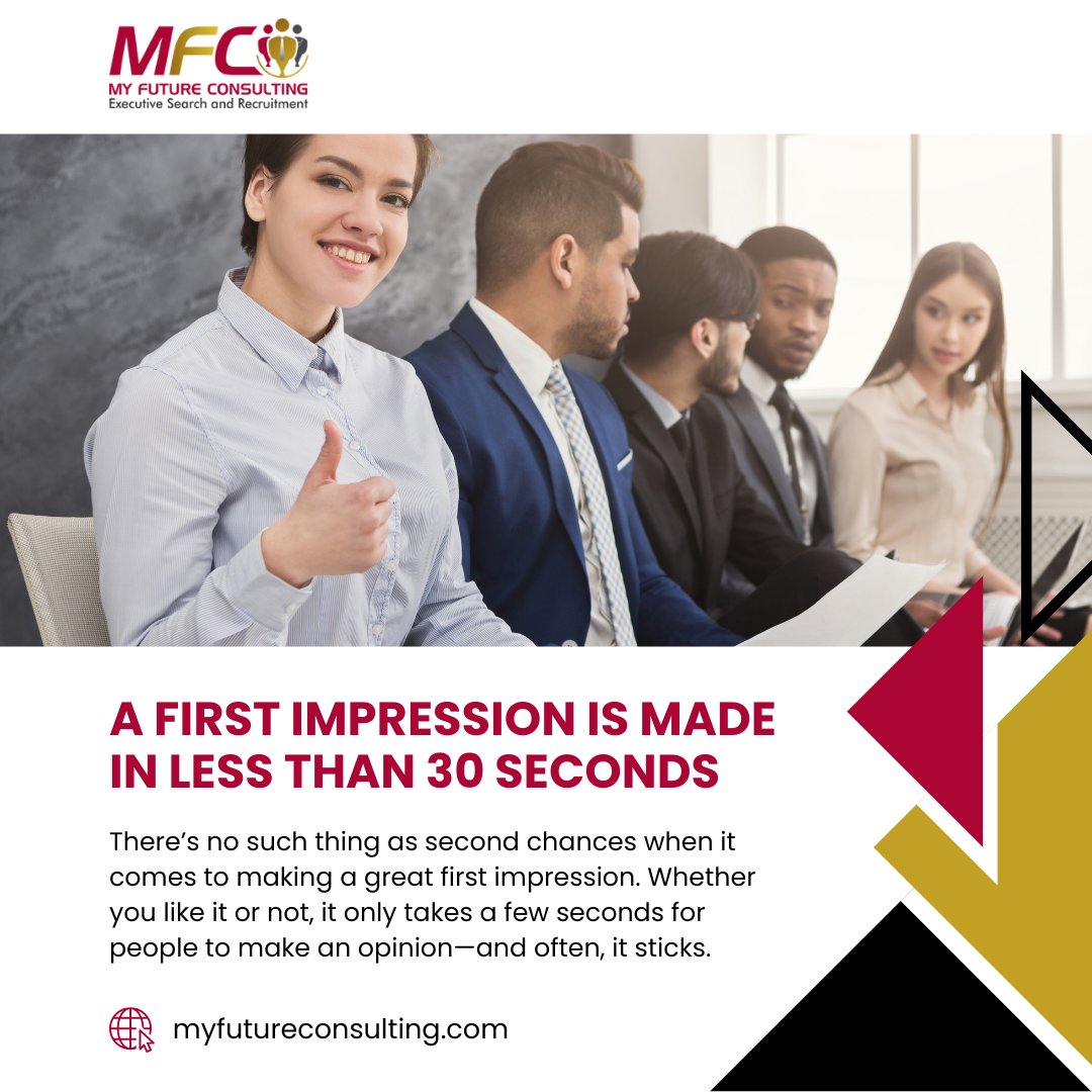 There’s no such thing as second chances when it comes to making a great first impression. Whether you like it or not, it only takes a few seconds for people to make an opinion—and often, it sticks.
.
#careeradvice #mindsetcoaching #interviewing #careercoaching #jobsearch
