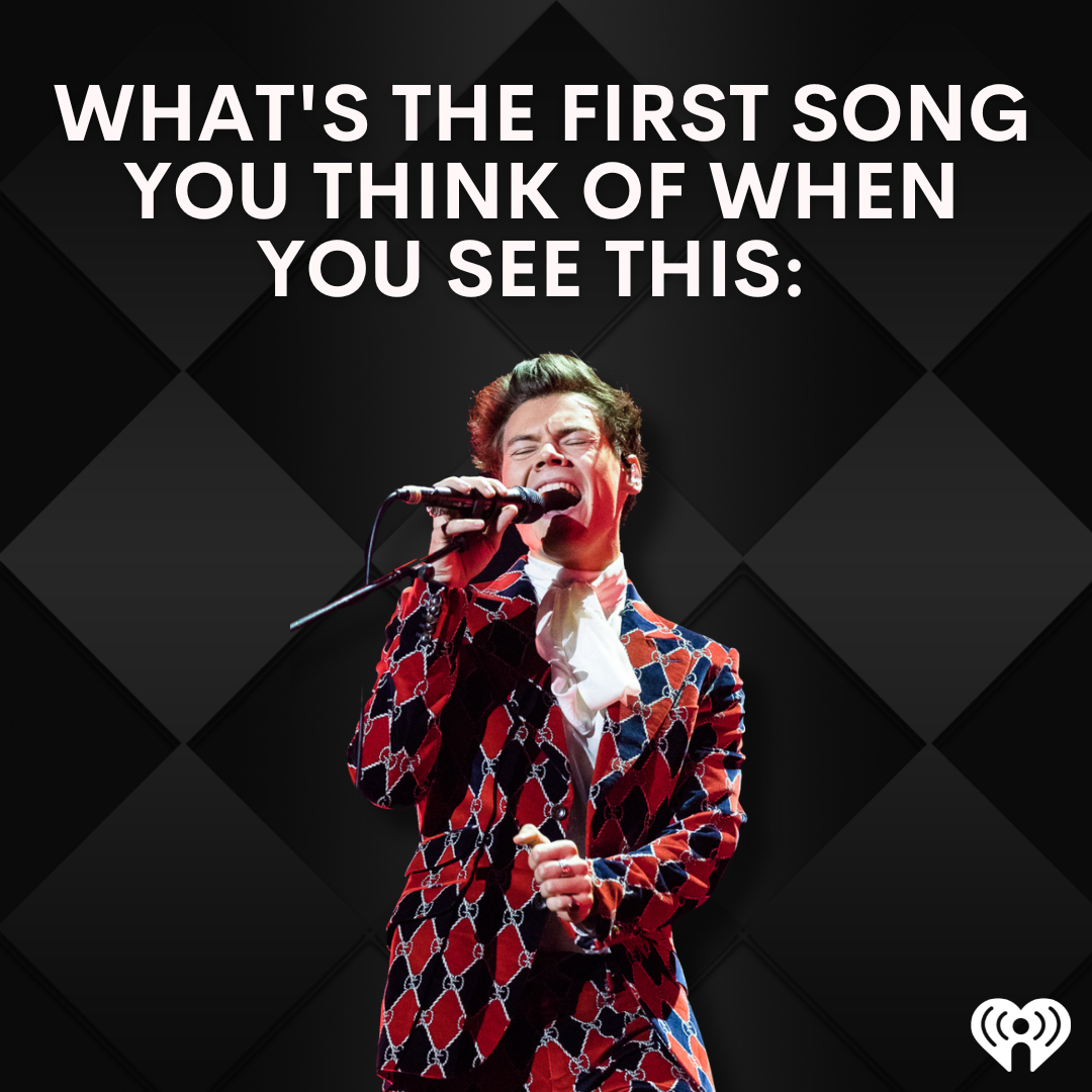 Throwing it back to the suit era because... I'm kinda into it 🥝🔥⁠ ⁠ Listen to @Harry_Styles radio: ihr.fm/HarryStylesX