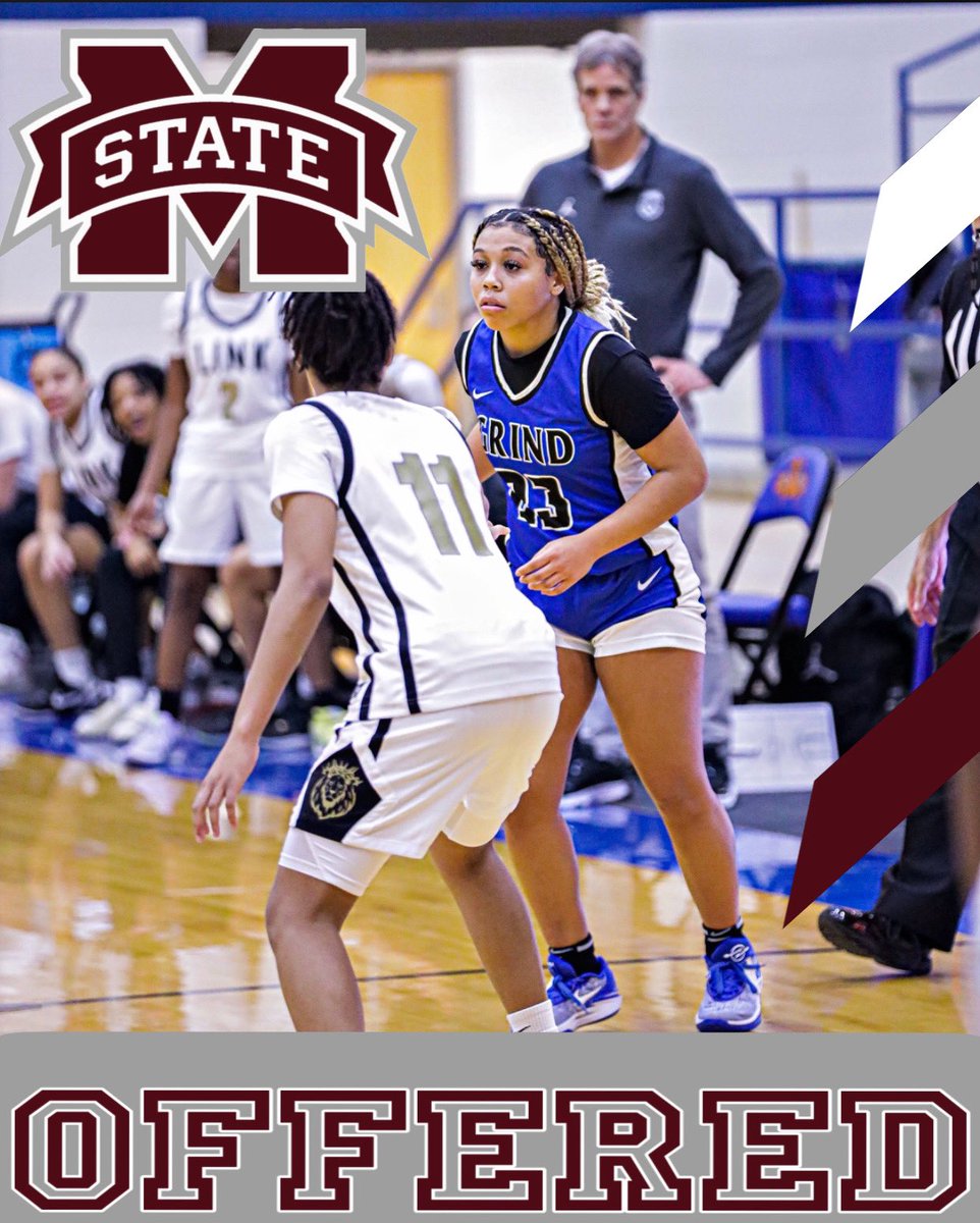 blessed to receive an offer from @HailStateWBK , thank you @SamPurcellMSU for believing in me ! @CoachLos4 @RichFamWeHoop @GrindPrep