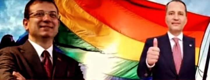 Ekrem İmamoğlunun 5 Yıldır her meclis toplantısında Kurulmasını istediği LGBT müdürlüğü AK Parti'nin ret oylarıyla olmuyordu. Artık meclis çoğunluğu CHP de olduğu için hiç bir engel kalmadı. İmamoğluna önerim LGBT müdürlüğünün başına Fatih Erbakan'ı atamasıdır.🏳️‍🌈