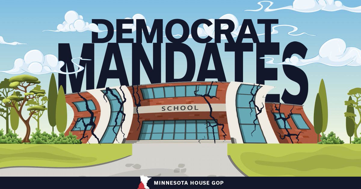 Last year the DFL passed more than 65 new mandates on schools, costing them millions. The outcome? Fewer than 50% of Minnesota students are reading at grade level. We should focus on making sure students can read instead of crushing schools under dozens of new unfunded mandates.