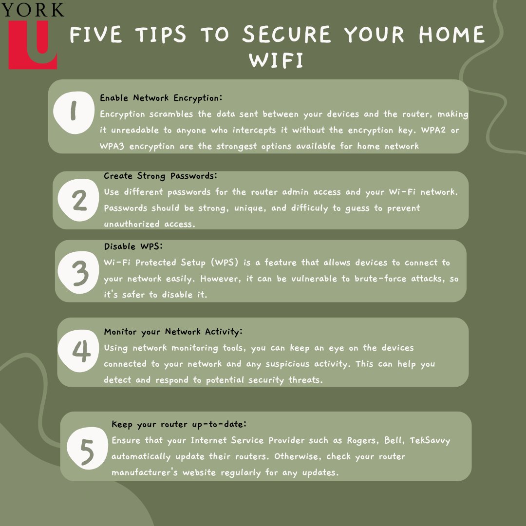 YorkU_Infosec's tweet image. #securewifi #remotework #becybersmart