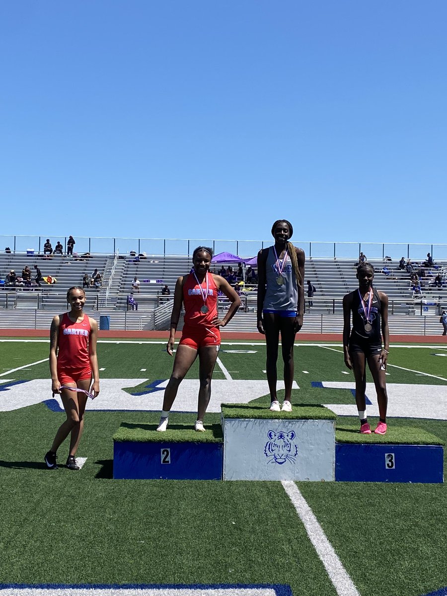 Chiora Enyinna-Okeigbo is the Area Champion in the 100hurdles! 🥇 She also has broken the school record once more in this event. 14.3! Regional Qualifier!