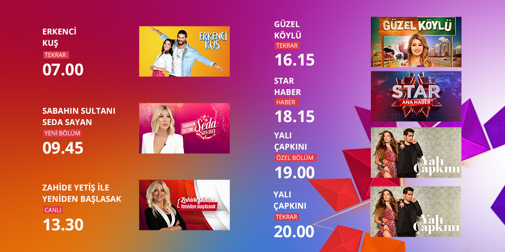 Star'da bugün 📌