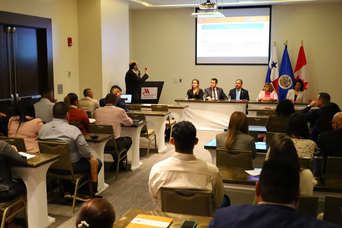 #PICAD_OAS is a pioneering project that involved the technical expertise of @OEA_DDOT @OEA_CICTE @OAS_Inclusion @OEA_Seguridad and the Working Group to Address the Crisis of Venezuelan Migrants and Refugees, with the support of @CanadaOAS🇨🇦@GAC_Corporate ℹ️oas.org/ext/en/securit…