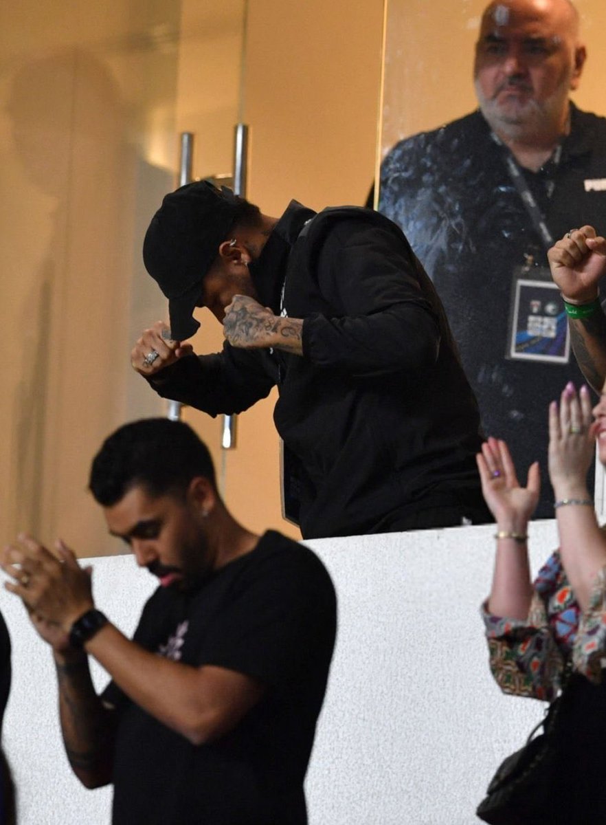 📸 Neymar celebrating Al Hilal’s goal 💙