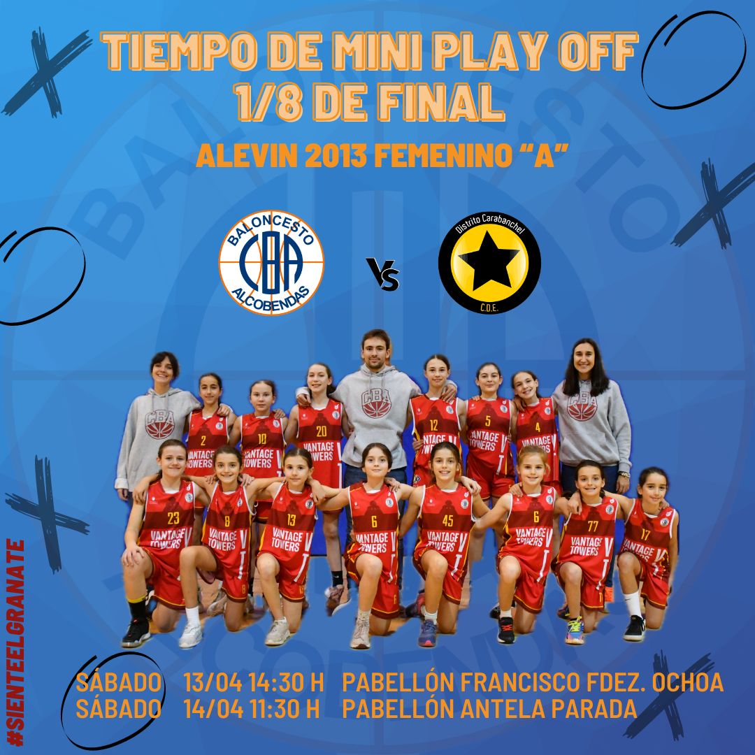 cbalcobendas's tweet photo. #PlayoffCBA
¡Una semana más llegan los Mini PlayOff! 💥💥
El fin de semana llega con los 1/8 de final de 9 de nuestros equipos mini 💪🏼 https://t.co/ocUyFH9fDn