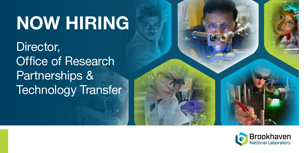 We're #NowHiring the next director of our Office of Research Partnerships & Technology Transfer to: ✅ Develop agreements, build relationships with federal agencies and non-federal partners ✅ Be a hands-on contracts manager, partner with scientific staff bit.ly/4aopnmz