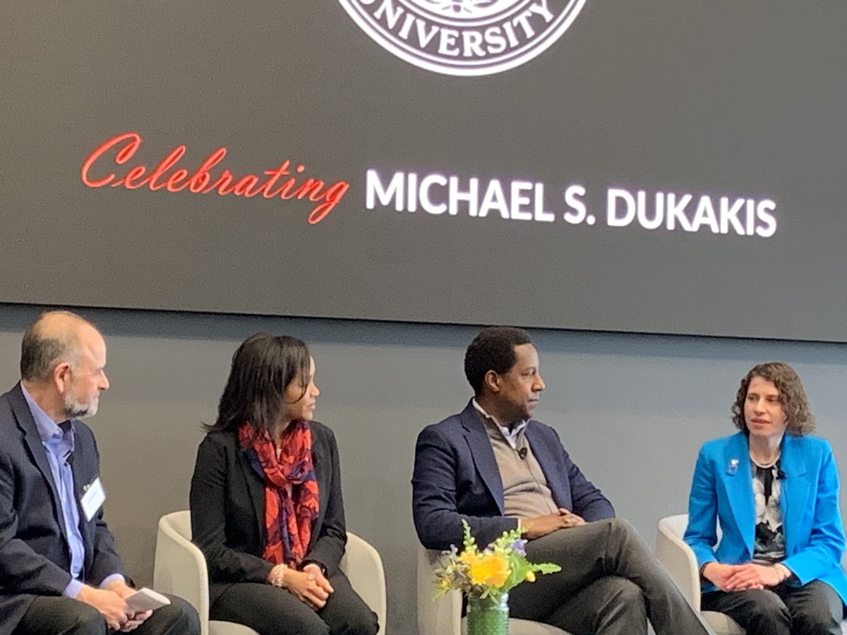 Celebrating the legacy & life of the Duke with @NU_PolicySchool Prof @cjbossoBoston & alums Sec of Labor Lauren Jones, Rep @HannaSwit and Mayor @settiwarren ! #ItsTheLittleThings #RelationshipsMatter #TheresMoreWorkToDo @NUGlobalNews