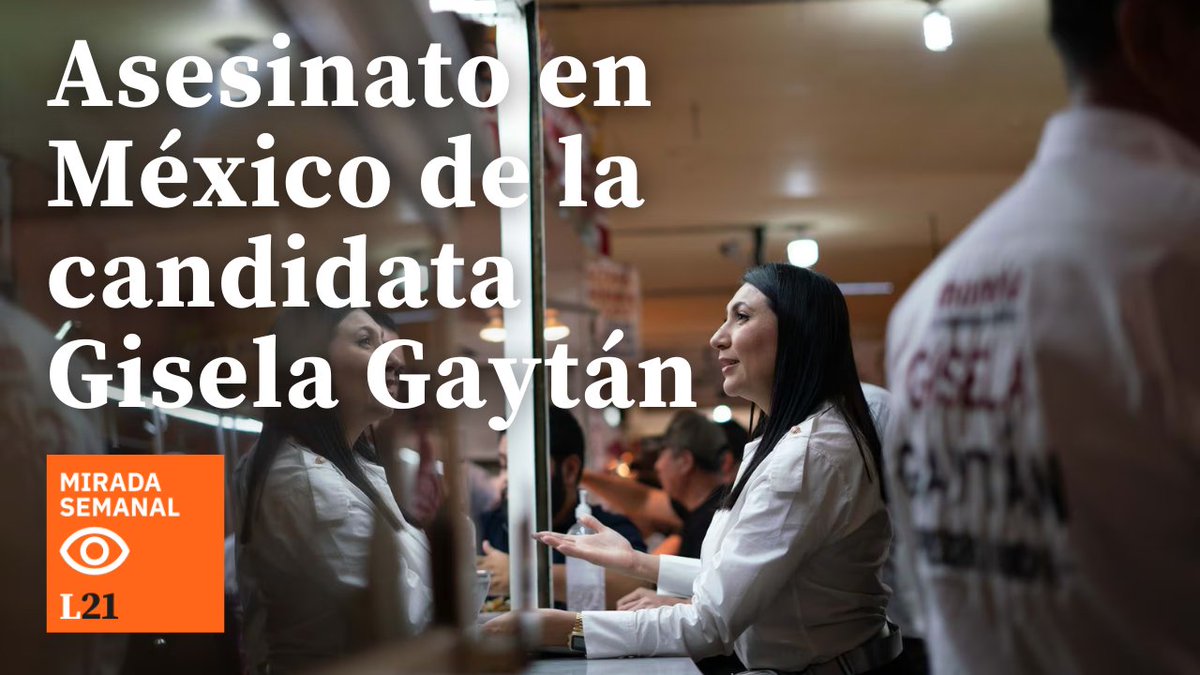 🇲🇽 El asesinato de la candidata Gisela Gaytán, es un crimen más de una violencia política que pareciera no conocer fin en México. Tema analizado en #MiradaSemanal con Manuel Alcántara, @Maripuerta y @xfranco22 Estreno en nuestro canal de #YouTube youtu.be/jXtiKYSE2WA