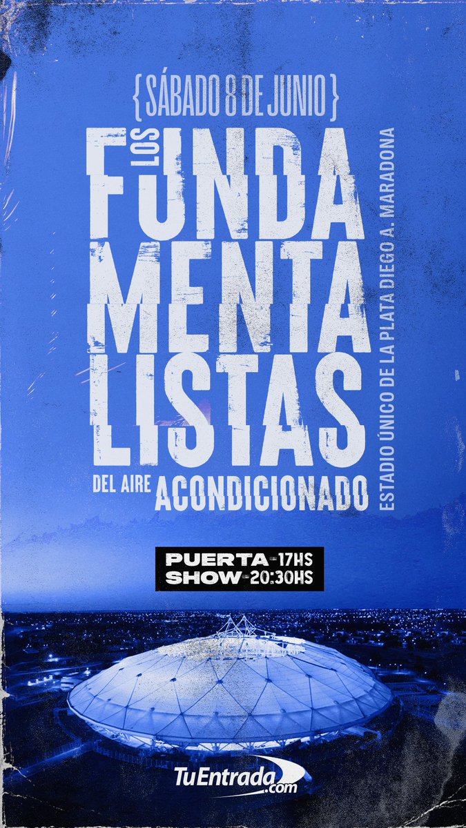 Indio_Solari_ok's tweet photo. Seré heraldo de buenas noticias …

Sábado 8 de Junio 
LOS FUNDAMENTALISTAS DEL AIRE ACONDICIONADO 
En el Estadio Único Diego Armando Maradona de La Plata https://t.co/sygaIn5nub