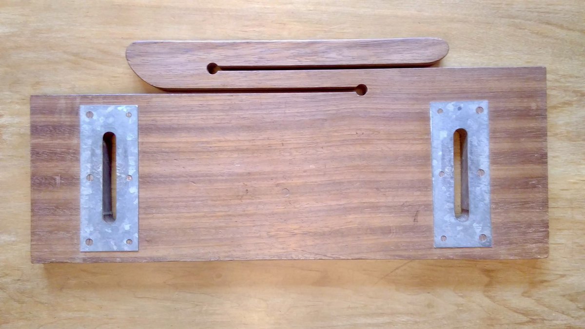 Physics teachers! A wooden spring, made by my father. Fabulous to reference when teaching materials, stress, strain, etc.