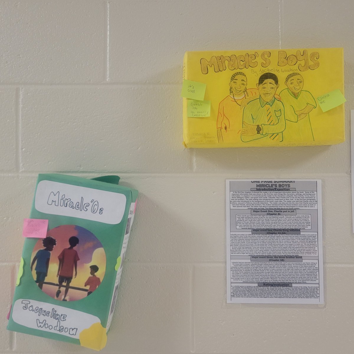 ForemanMarshane's tweet photo. Amazing reading projects completed by the 8th grade students @pearsonpilots. Aim high, Fly higher! https://t.co/kKcVauqOhv