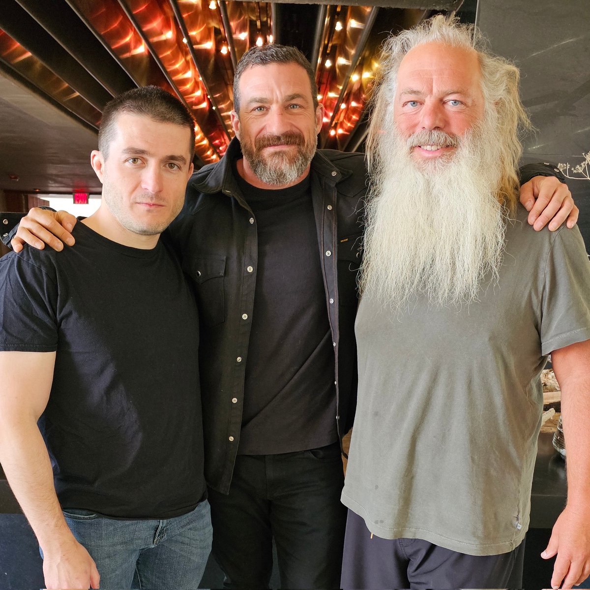 The band is back together again! 🤣 Two of my favorite humans on Earth. @hubermanlab & @RickRubin