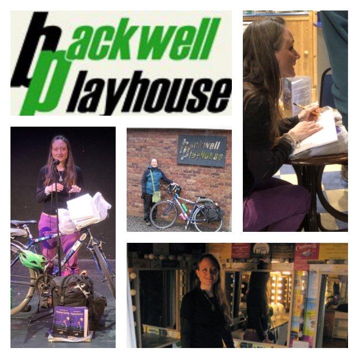 Lovely pics from last week's gig at Backwell Playhouse. Thank you to all who came and everyone who made me feel so welcome at the theatre.
@backwellplayhouse #lovebristol #bristoltheatre #livepoetry #poetry #carolineburrows #cyclepoet #versecycle