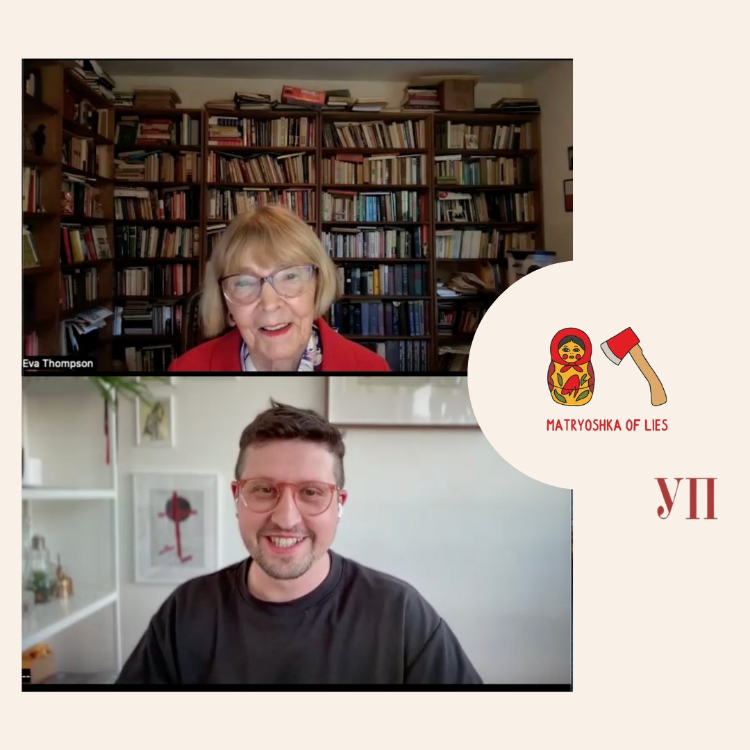 i've been doing interviews for 20 years. today i was so nervous as if it was my first. @EwaThompson1's changed my life. her work on russian colonialism is trailblazing and shaped my own self-education journey as a свідомий Ukrainian. starstruck.