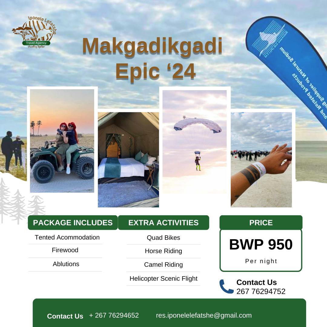 We are on Makgadikgadi Epic 2024