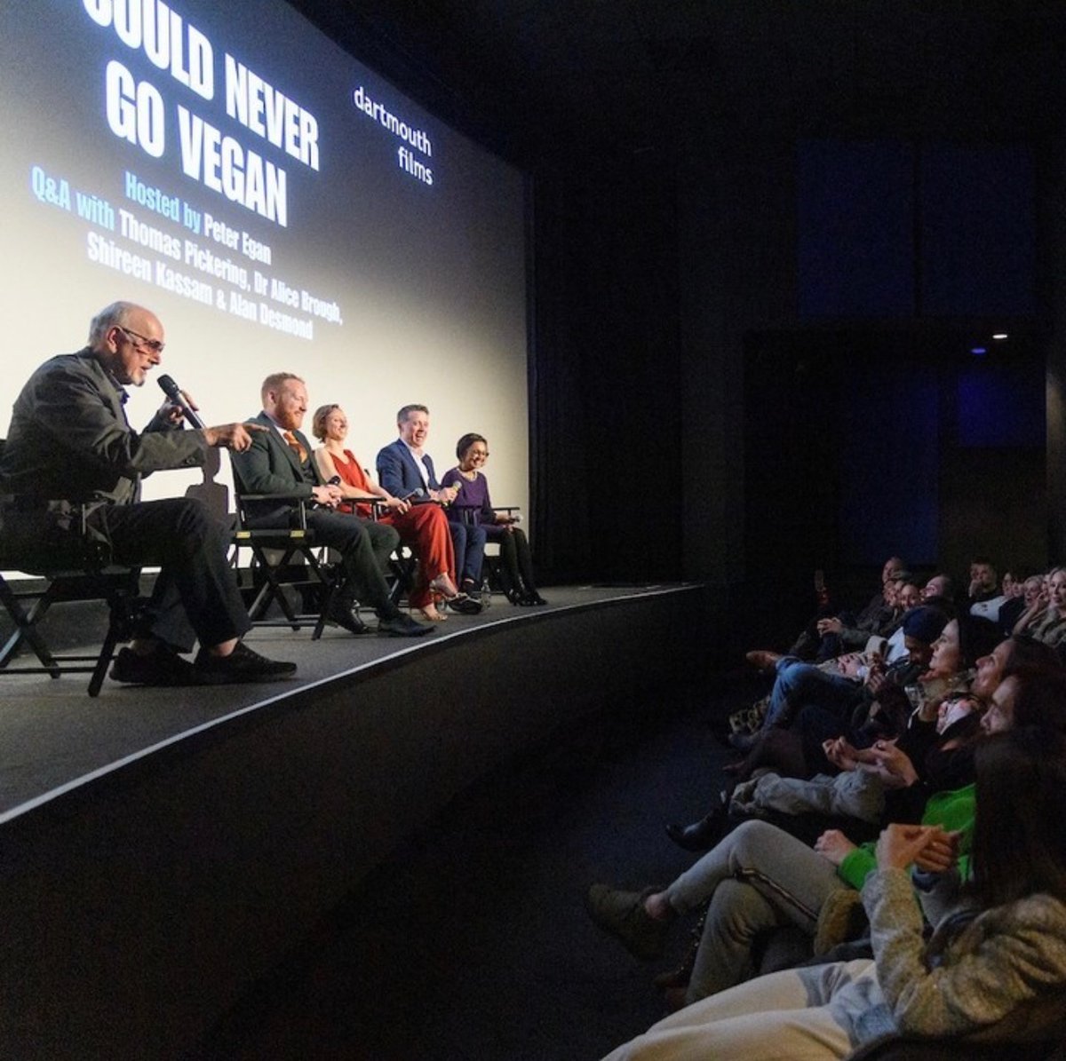 “I Could Never Go Vegan” premier Q&A last night. Thank you to everyone who attended! icouldnevergovegan.co.uk