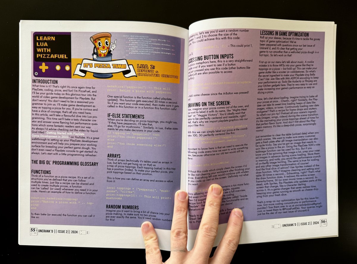 Computers can be a fun, educational, shared experience—the Playdate community carries on this tradition in the wonderful Uncrank'd magazine by Xania Lasagna uncrankd.myshopify.com 📖