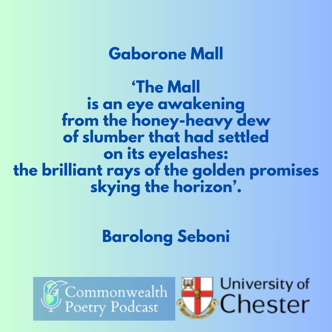 ‘The Mall is an eye awakening from the honey-heavy dew of slumber that had settled on its eyelashes’ – The Mall by @BarolongSeboni