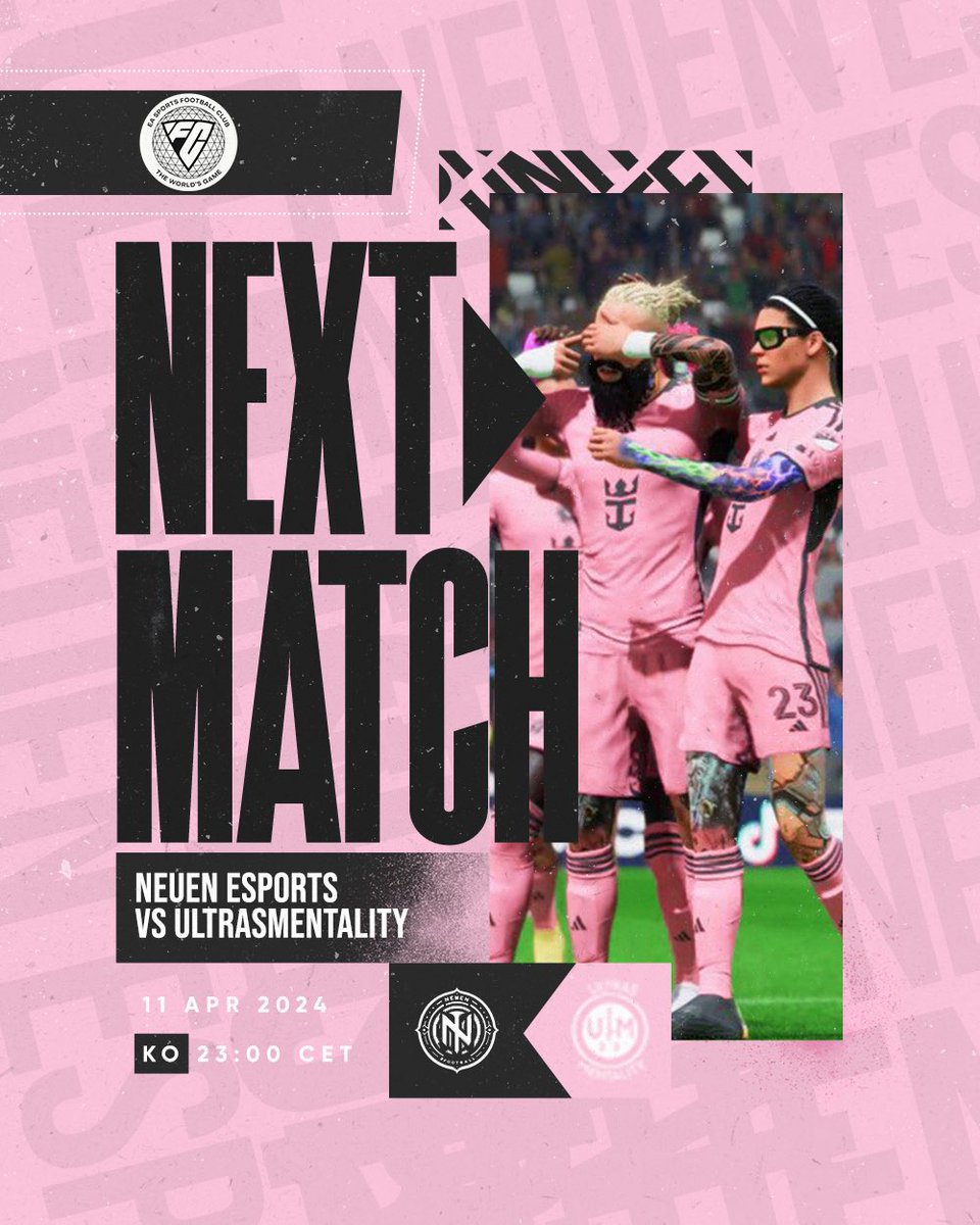 💜💛⚽️ MATCH DAY

🏆 <a href="/VPGItaly/">Virtual Pro Gaming Italy 🇮🇹</a> Serie D2
🆚 <a href="/UltrasMentalit2/">Ultras Mentality</a> 
Start 🎬 23:00

📺 twitch.tv/sugartaty

🎨 Designed By <a href="/SugarTaty/">Taty JR⚡️</a> 

#️⃣ #NeueN #TimeToReborn