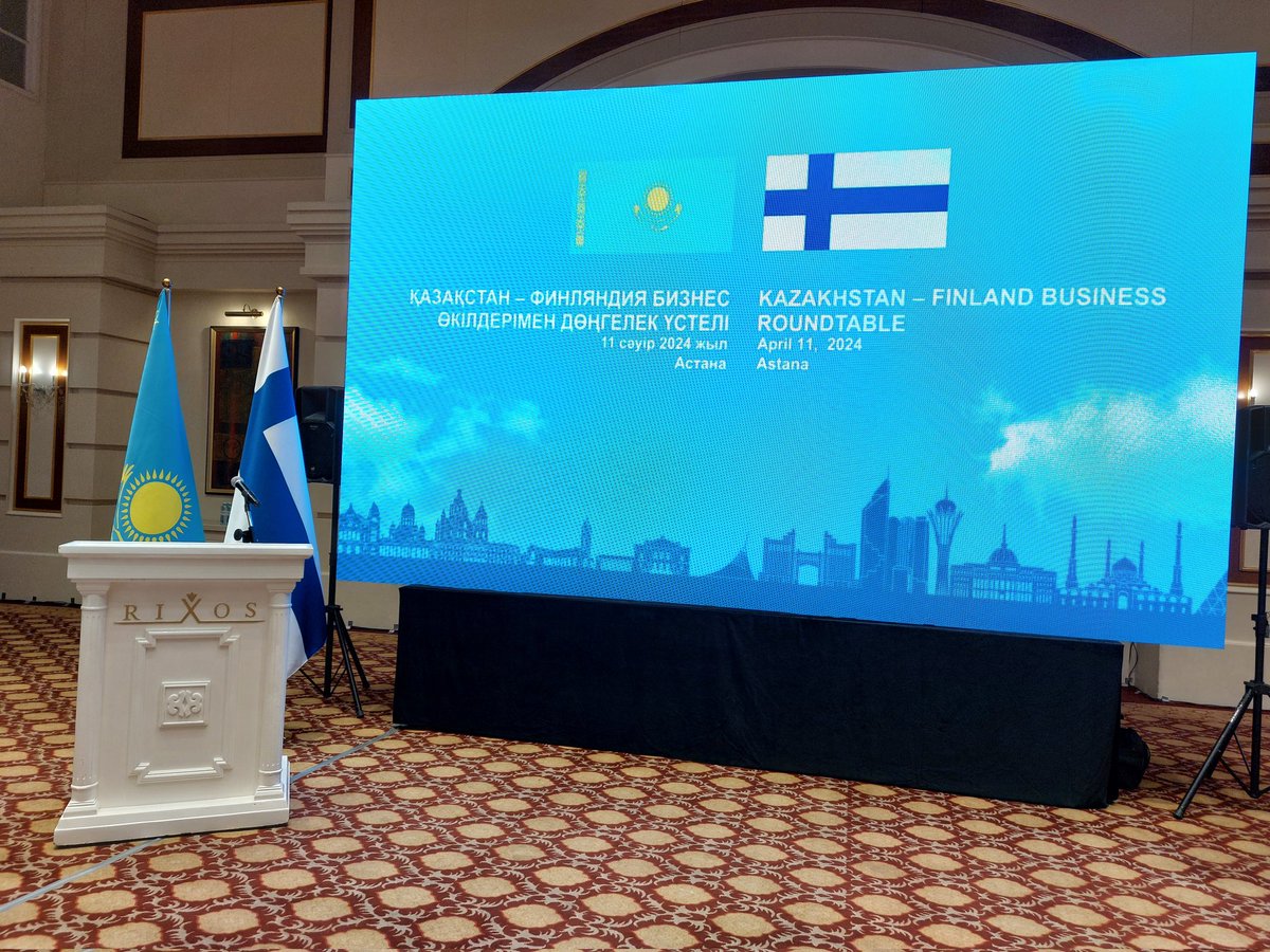 Participated 🇰🇿 - 🇫🇮 business forum in Astana as a representative for @ForestIndustry. Thank you @teamfinlandfi, @Ulkoministerio @FinlandinKZ and @EastChamFi for organization and minister @VilleTavio for heading the delegation.
