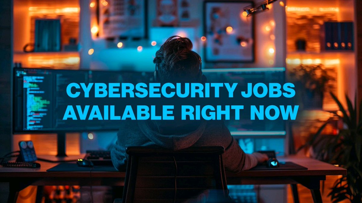 A great career path for anyone !!!

Cybersecurity jobs available right now: April 10, 2024 - Help Net Security buff.ly/3VPyeK3