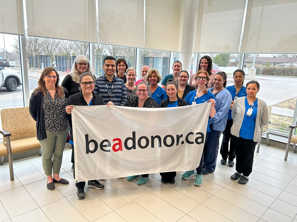 April is #BeADonor Month! April is #BeADonor Month! Did you know? 1 tissue donor can help 75 people. Register your consent to be an organ and tissue donor at BeADonor.ca.