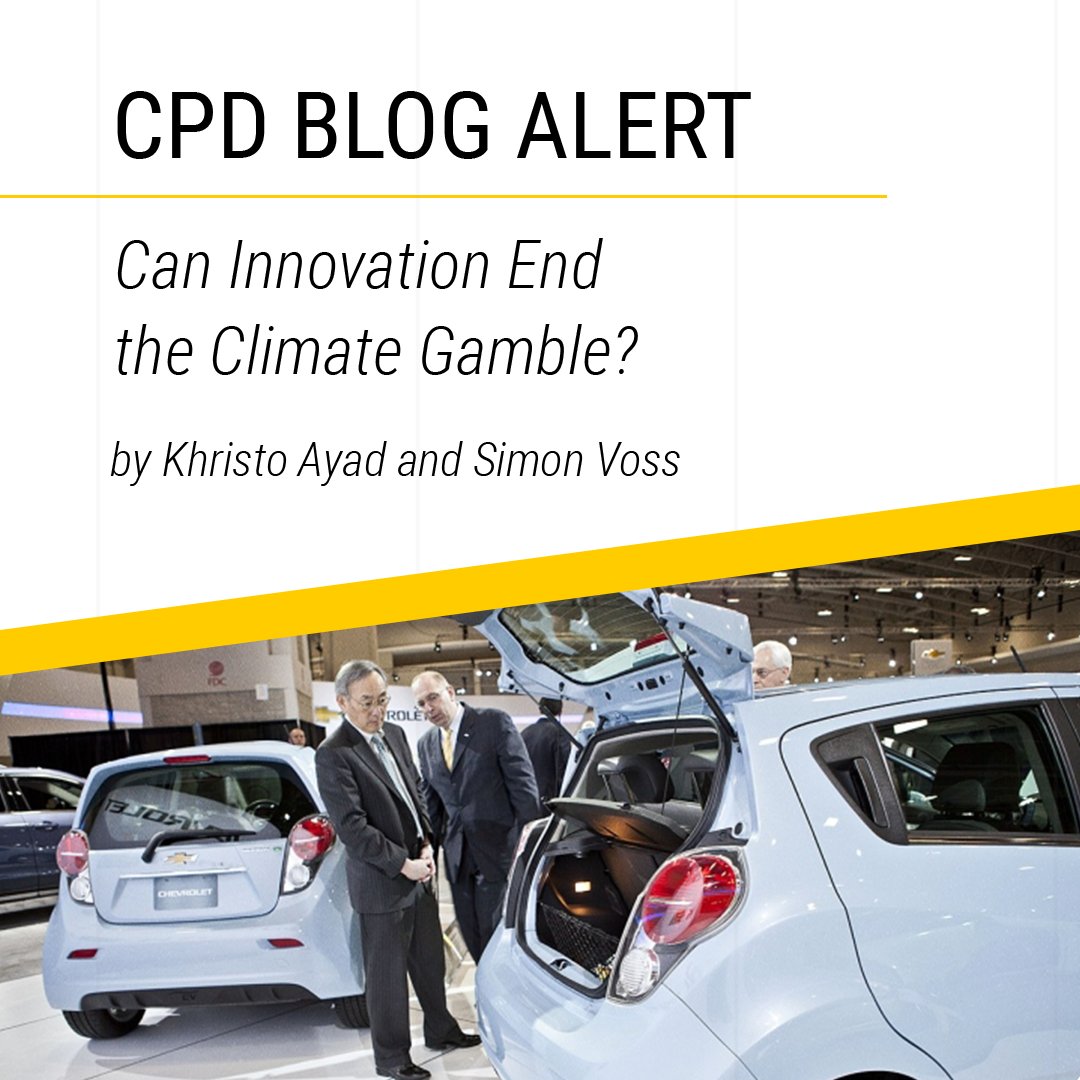 To address urgent global challenges like #climatechange, diplomatic and #technology leaders must align to promote innovation for the global good, writes authors @KhristoAyad and Simon Voss in a new CPD blog: bit.ly/3VZ9QFZ