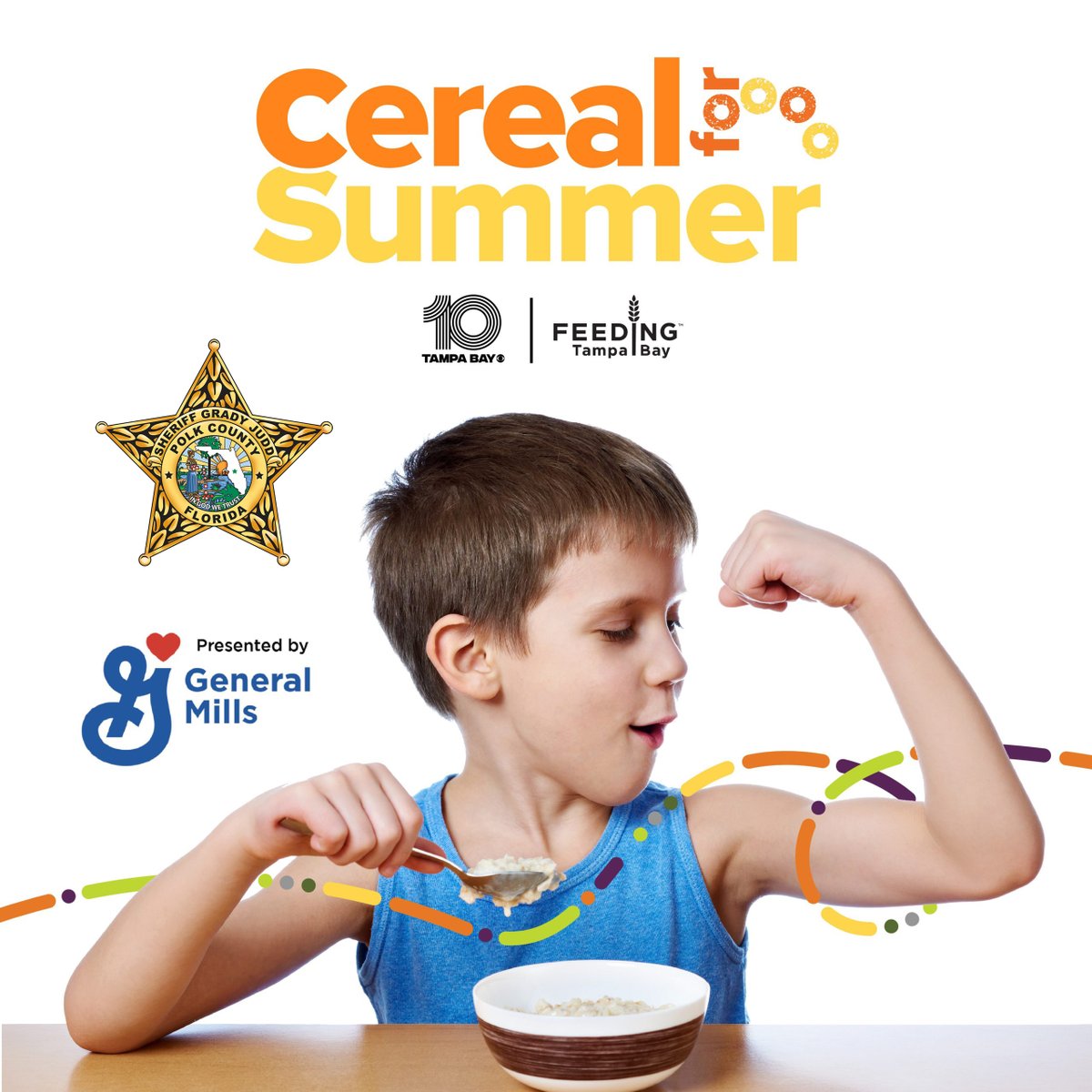 The Polk County Sheriff's Office will be teaming up with 10 Tampa Bay and Feeding Tampa Bay this year to participate in the Cereal for Summer campaign. We are asking for community help in donating new cereal boxes. Citizens can bring their cereal donations to the lobby of any of…