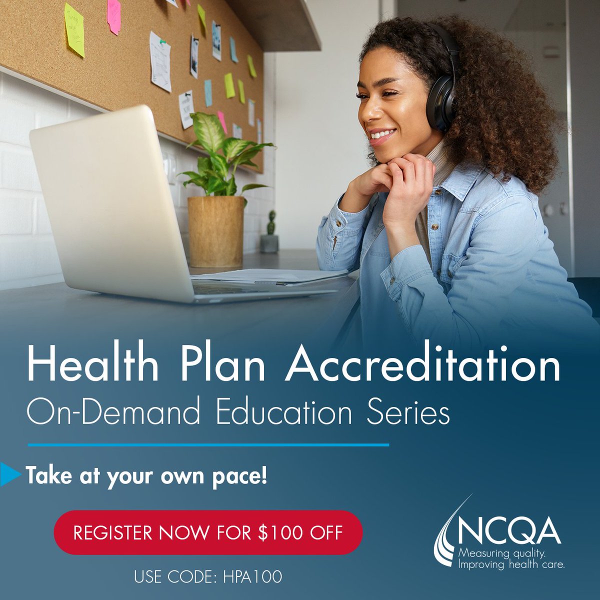 Expand your knowledge of industry standards with our self-paced education series on NCQA's Health Plan Accreditation, the only program in the industry that bases results on clinical performance and consumer experience. Register now and receive $100 off: bit.ly/3xxHpor